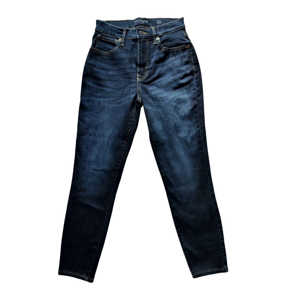 Lucky Brand Women's High Rise Skinny Bridgette Blue Ankle Jeans Size 2/26 - Picture 1 of 11